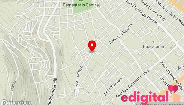 mapa de Humdey Farma Farmacia en Cajamarca
