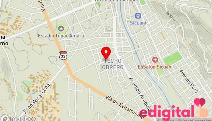 mapa de HYTFARMA SAC Tienda de comestibles, periódicos y medicamentos en Sicuani