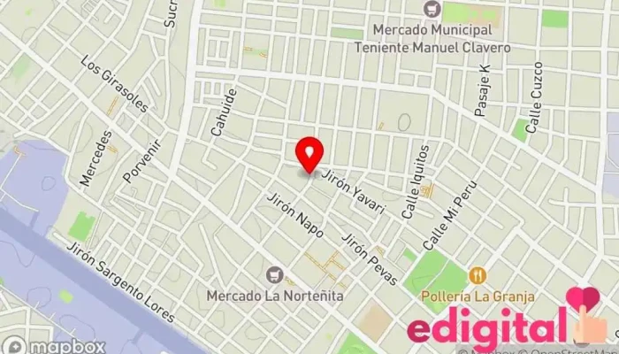 mapa de ID & IVOFARMA Farmacia en Iquitos