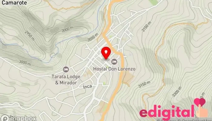 mapa de I.E. Ramón Copaja Escuela en Tarata