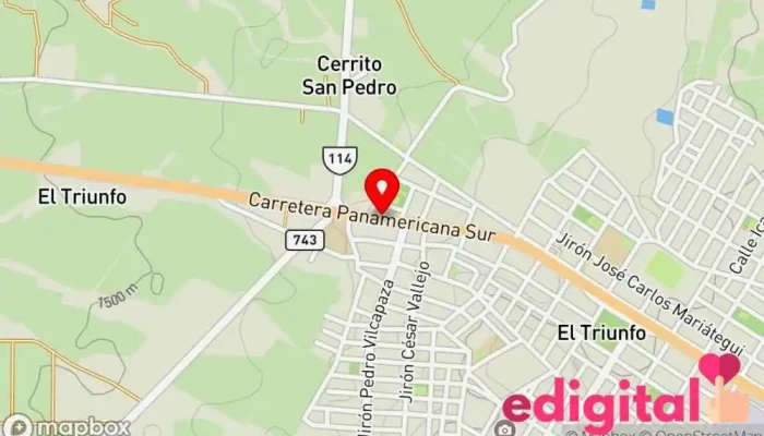 mapa de Inkafarma la joya 1 Farmacia en La Joya