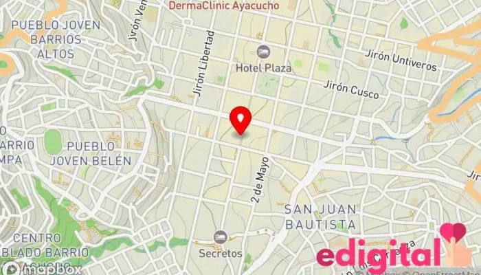 mapa de Inkafarma Farmacia en Ayacucho