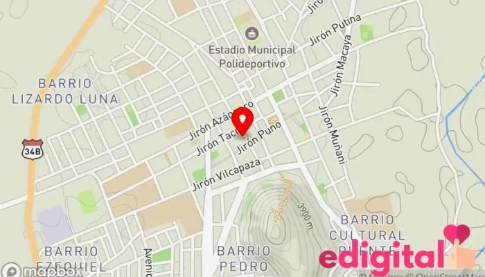 mapa de INKAFARMA Farmacia en Azángaro