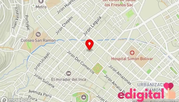 mapa de Inkafarma Farmacia en Cajamarca