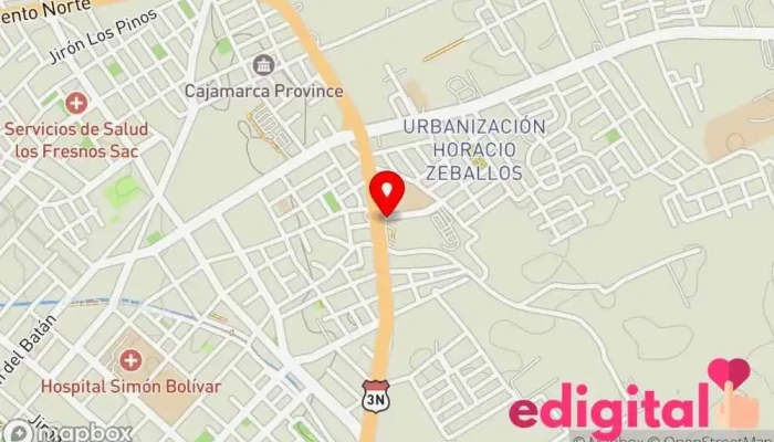 mapa de INKAFARMA Farmacia en Cajamarca