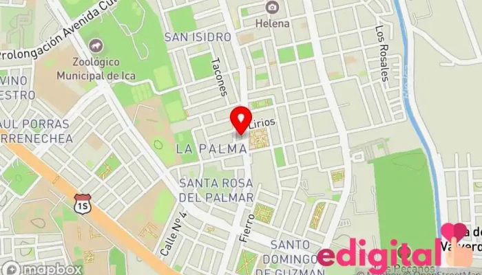 mapa de Inkafarma Farmacia en Ica