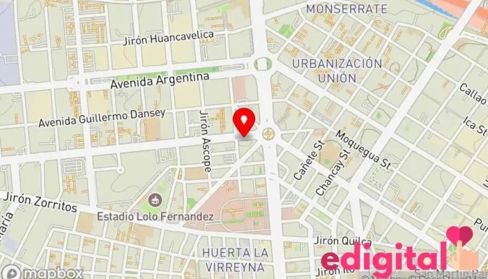 mapa de Inkafarma Farmacia en Lima