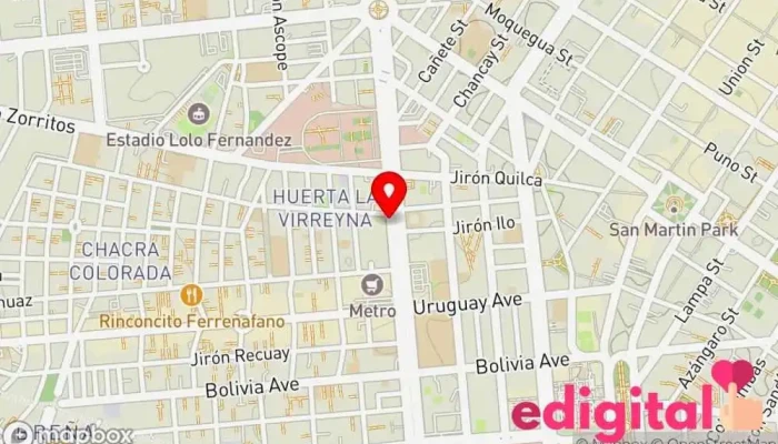 mapa de Inkafarma Farmacia en Lima