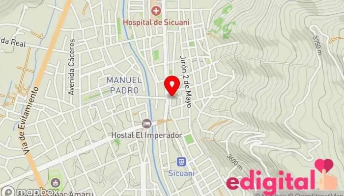 mapa de INKAFARMA Farmacia en Sicuani