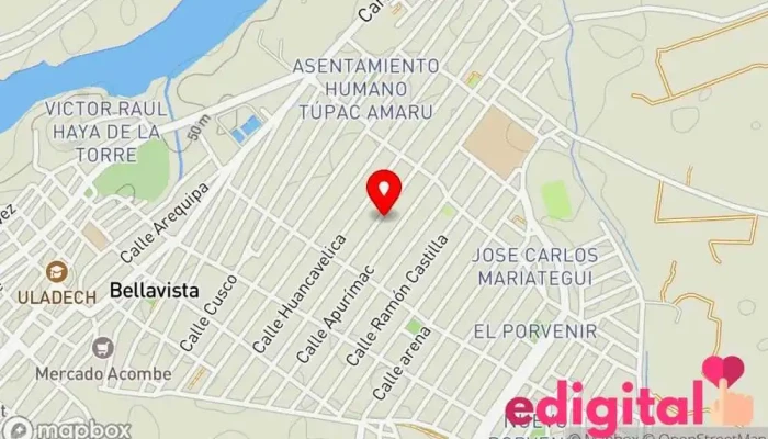 mapa de INKAFARMA Farmacia en Sullana