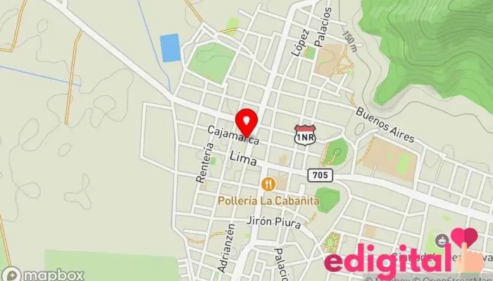 mapa de Inkafarma Farmacia en Morropón