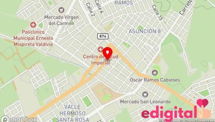 mapa de Inkafarma Farmacia en Imperial