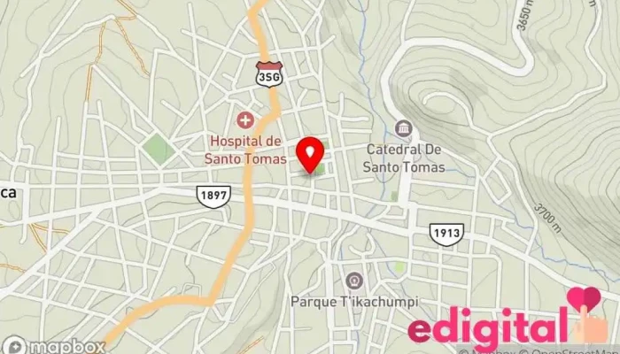 mapa de INKAFARMA Farmacia en Santo Tomás