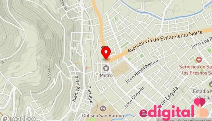mapa de INKAFARMA Farmacia en Cajamarca