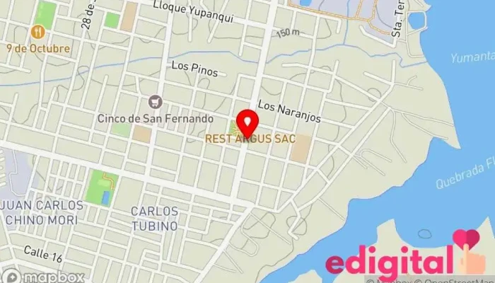 mapa de INKAFARMA Farmacia en Pucallpa