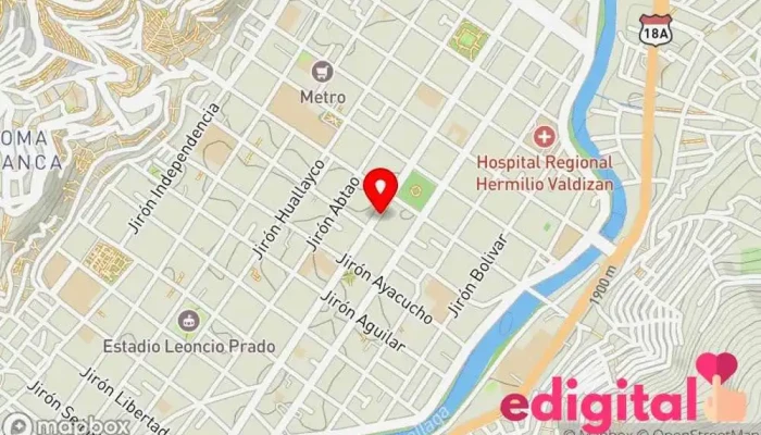 mapa de Inkafarma Farmacia en Huánuco