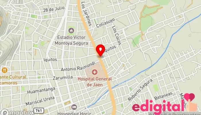 mapa de Inkafarma Farmacia en Jaén
