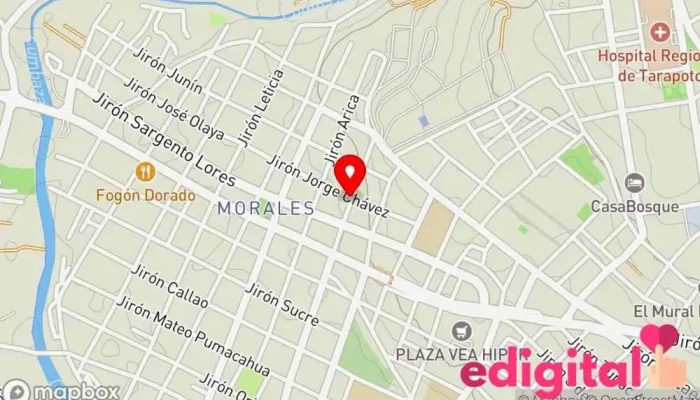 mapa de INKAFARMA Farmacia en Tarapoto