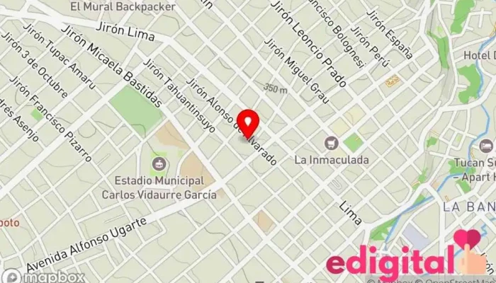mapa de InkaFarma Farmacia en Tarapoto