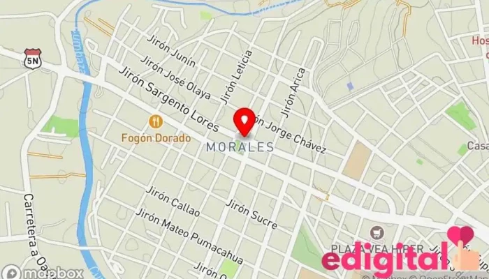 mapa de InkaFarma Farmacia en Tarapoto