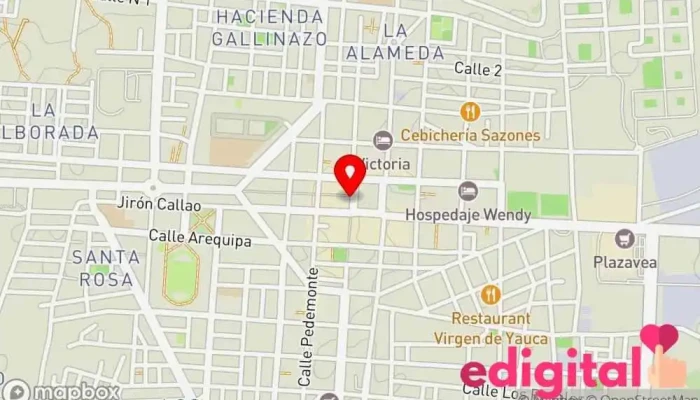 mapa de INKAFARMA Farmacia, Tienda de comestibles, periódicos y medicamentos en Pisco