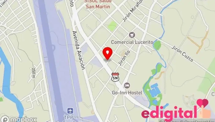 mapa de INKAFARMA Farmacia en Tarapoto