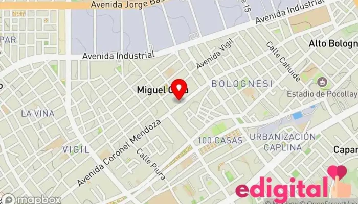 mapa de Inkafarma Farmacia en Tacna