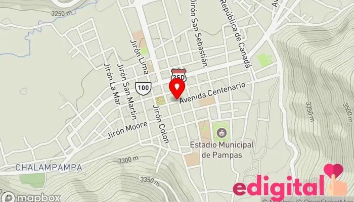 mapa de InKaFarma Farmacia en Pampas