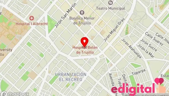 mapa de Inkafarma Farmacia en Trujillo