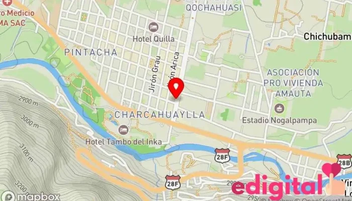 mapa de Inkafarma Farmacia en Urubamba