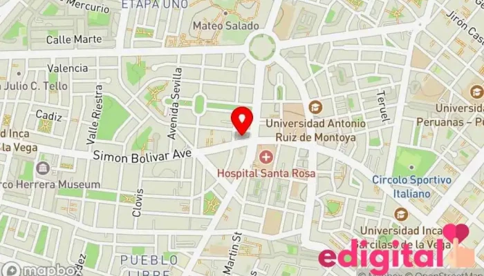 mapa de Inkafarma Farmacia en LIMA