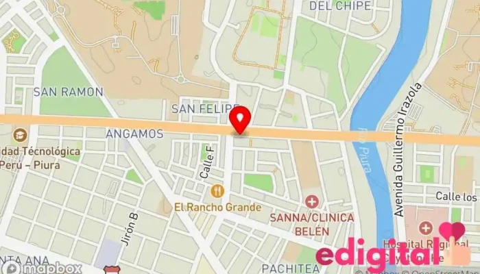 mapa de Inkafarma Farmacia en Piura