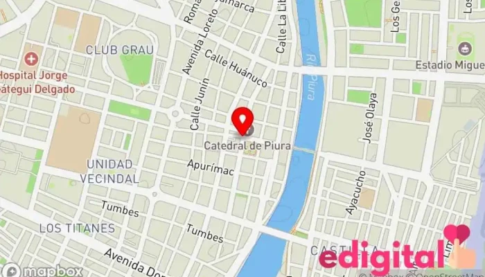 mapa de InkaFarma Farmacia en Piura
