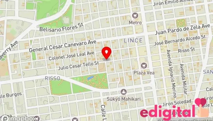 mapa de Inkafarma Farmacia en LIMA