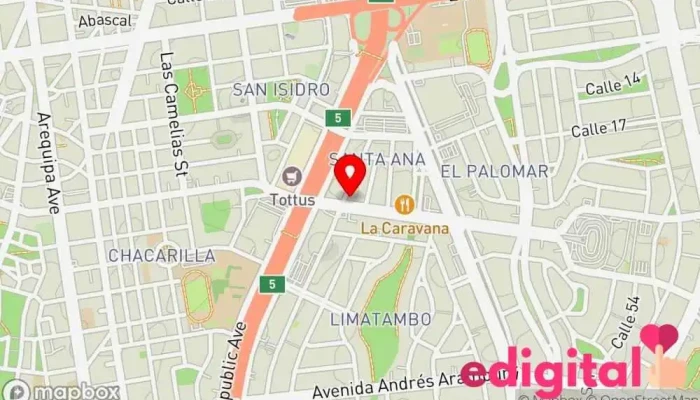 mapa de INKAFARMA Farmacia en LIMA