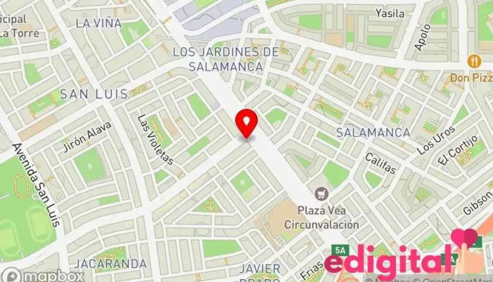mapa de Inkafarma Farmacia en Lima