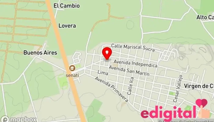 mapa de Inkafarma Farmacia en Ica