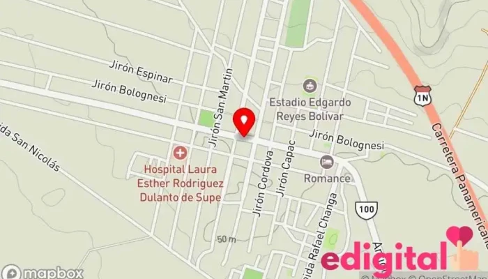 mapa de InKafarma Farmacia en Barranca