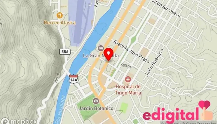 mapa de Inkafarma Farmacia en Tingo María