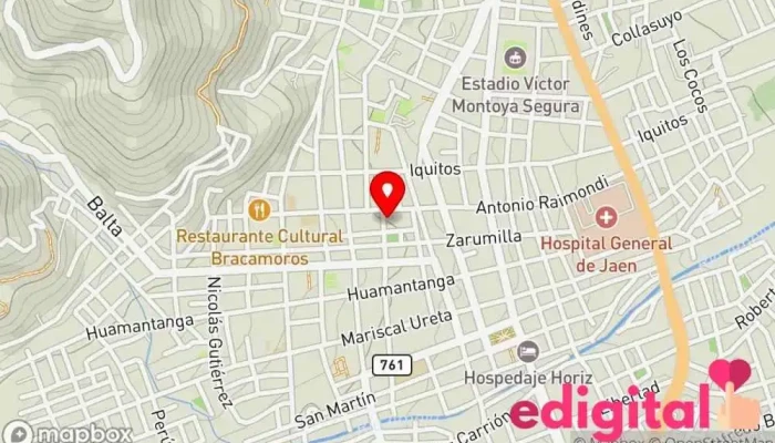 mapa de INKAFARMA Farmacia en Jaén