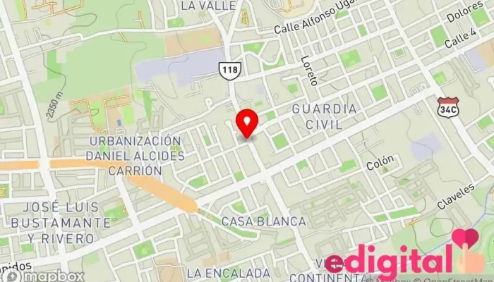 mapa de Inkafarma Farmacia en Cercado De Arequipa