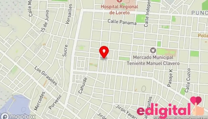 mapa de INKAFARMA Farmacia en Iquitos