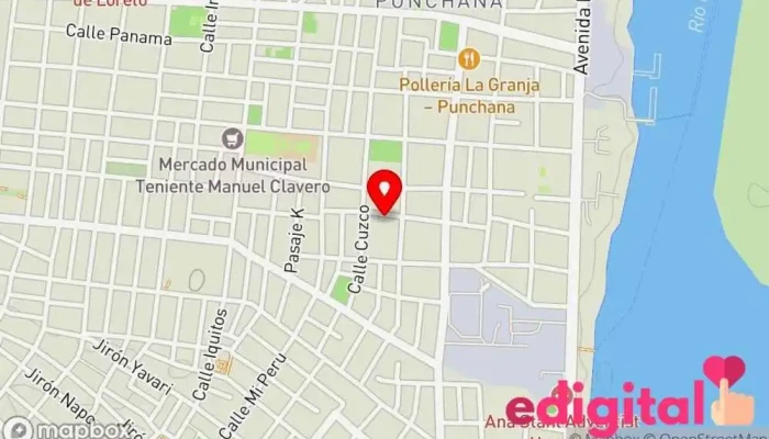 mapa de INKAFARMA Farmacia en Iquitos
