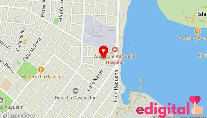 mapa de INKAFARMA Farmacia en Iquitos