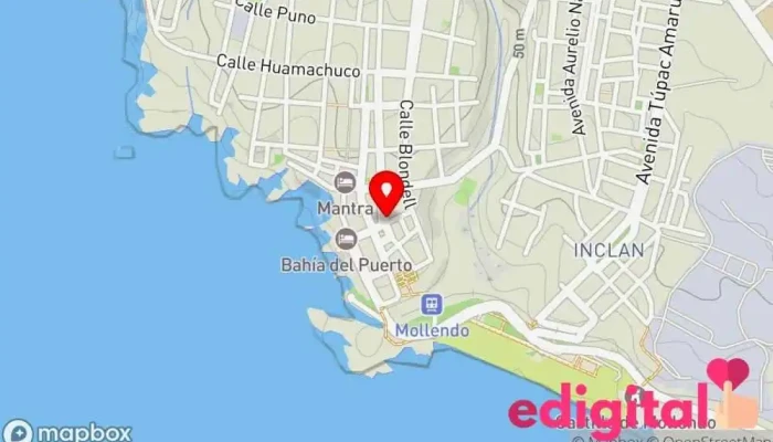 mapa de Inkafarma Moll3 Farmacia en Mollendo