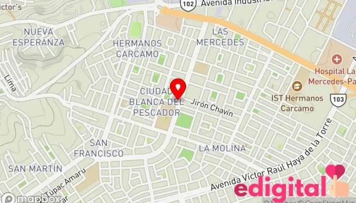 mapa de Inkafarma Paita 02 Farmacia en Paita