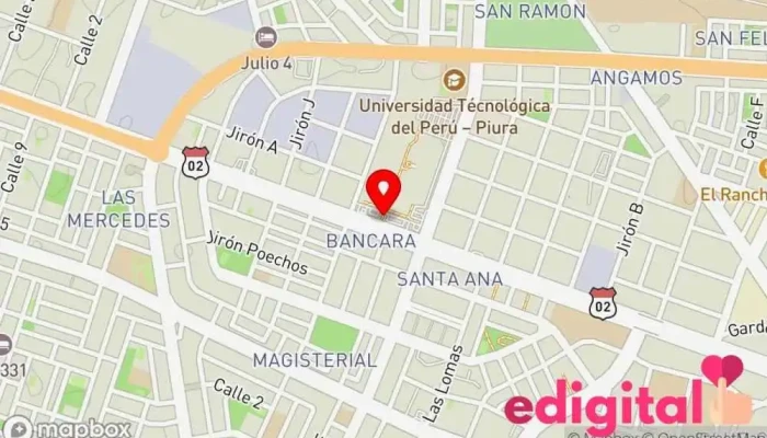 mapa de InkaFarma (Real Plaza Piura) Farmacia en Piura