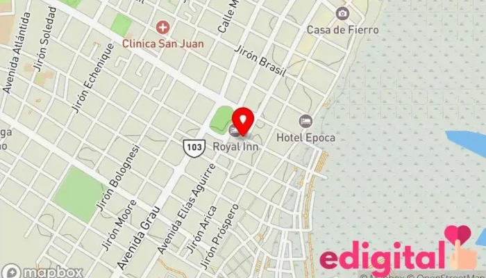 mapa de Inkafarma trabajo Farmacia en Iquitos