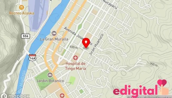 mapa de Jose Farma Botica-Perfumeria Farmacia en Huánuco