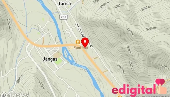 mapa de La terminal Snack Bar Bar musical, Bar en Anta